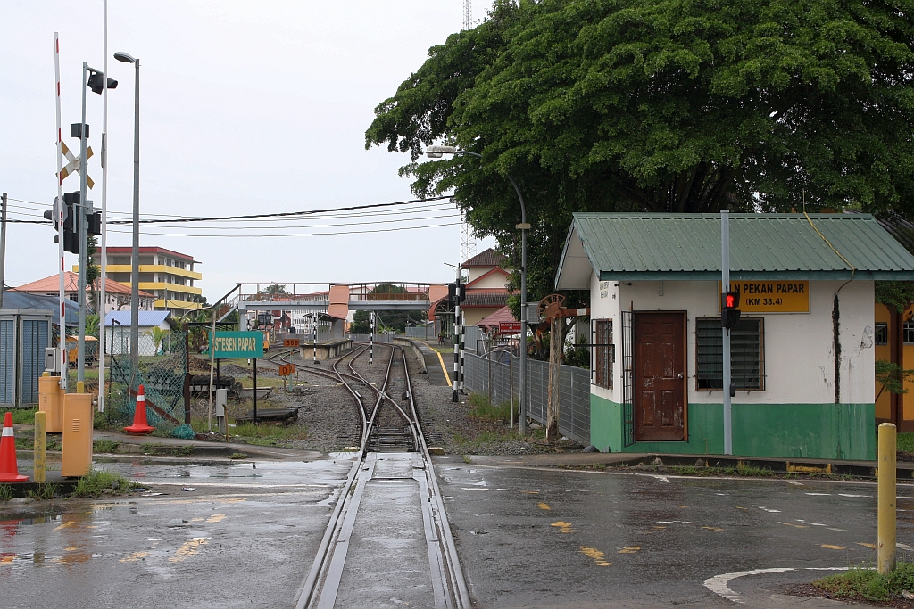 Nördlicher Einfahrbereich der JKNS Stesen Papar am 09.Februar 2025.