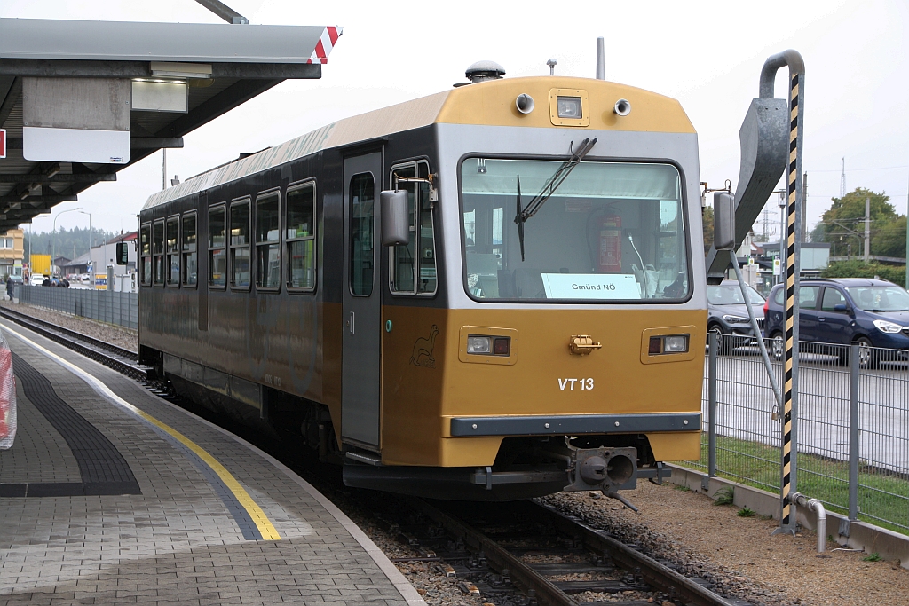 NÖVOG VT13(ex ÖBB 5090) am regnerischen 24.September 2025 in Gmünd.