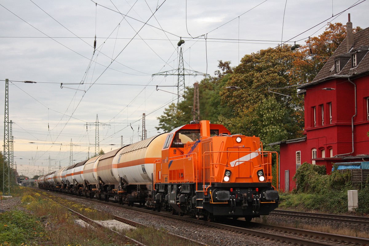 Northrail 261 302 am 21.10.13 mit einem Gaskesselzug in Ratingen-Lintorf.