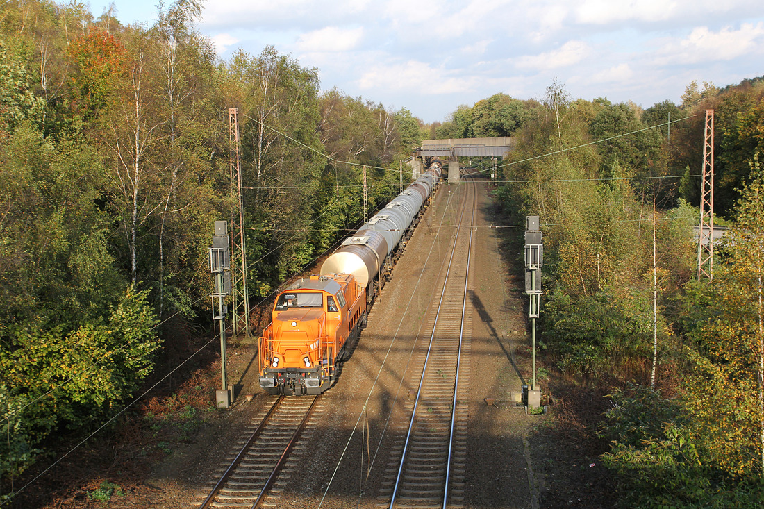 Northrail 265 xxx (zum Aufnahmezeitpunkt im Leiheinsatz für Chemion Logistik) // Bottrop // 20. Oktober 2014
