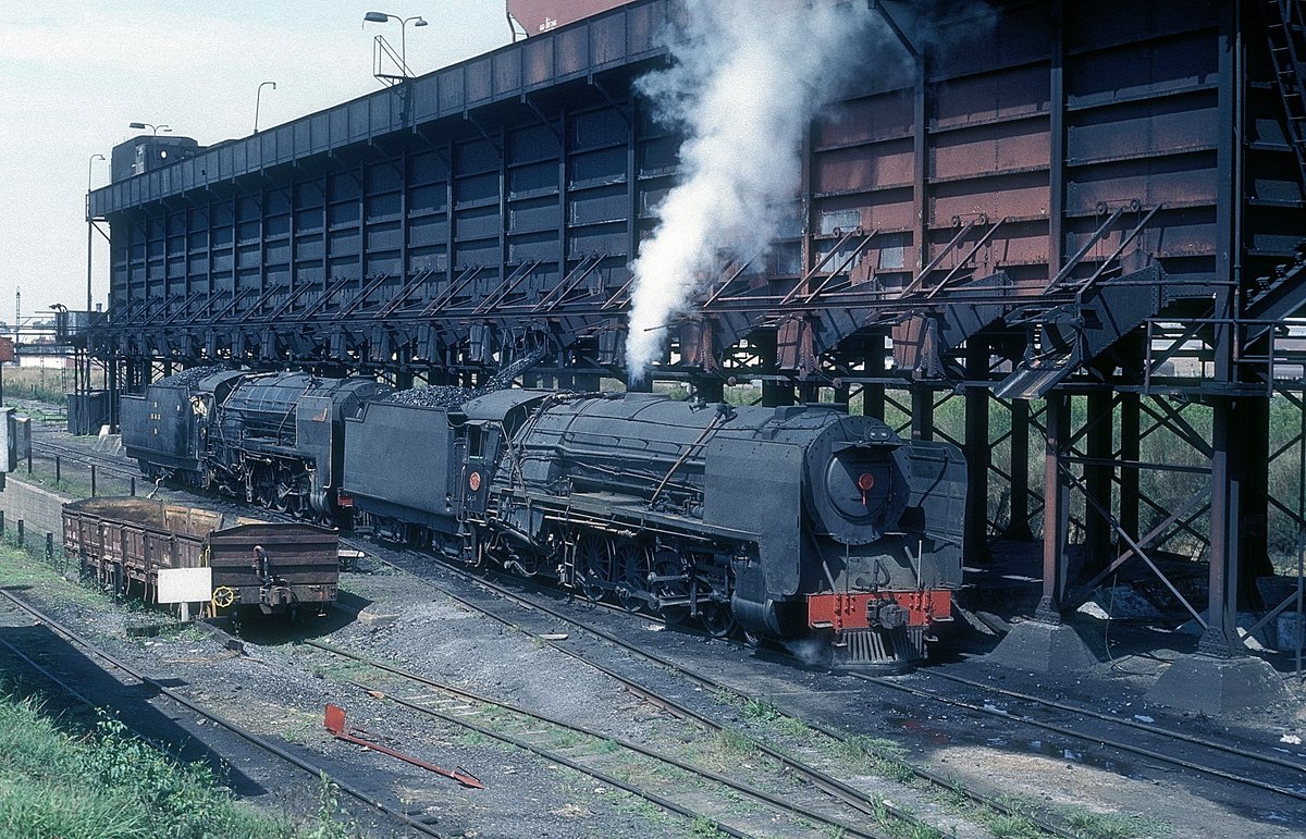 Nr. 3112 + Nr. 3040  Germiston  11.04.87  