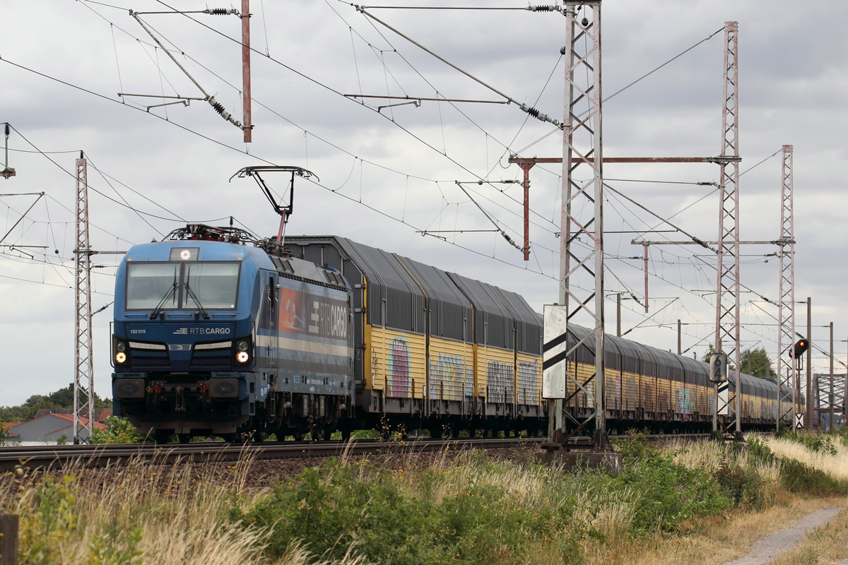 NRAIL 192 015 unterwegs für RTB Cargo in Dedensen-Gümmer 15.7.2022