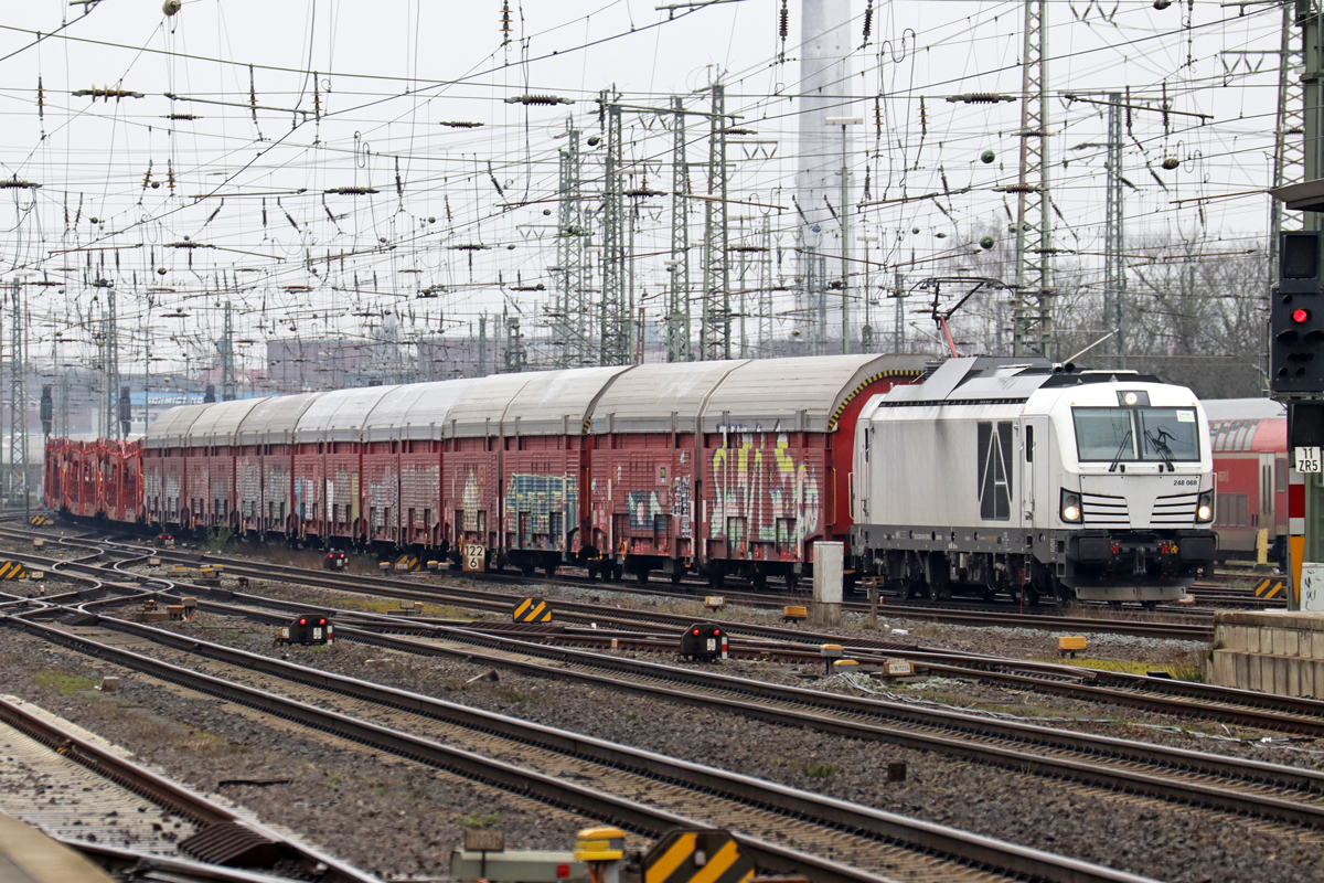 NRAIL 248 068 in Diensten von SPL in Bremen 5.3.2024