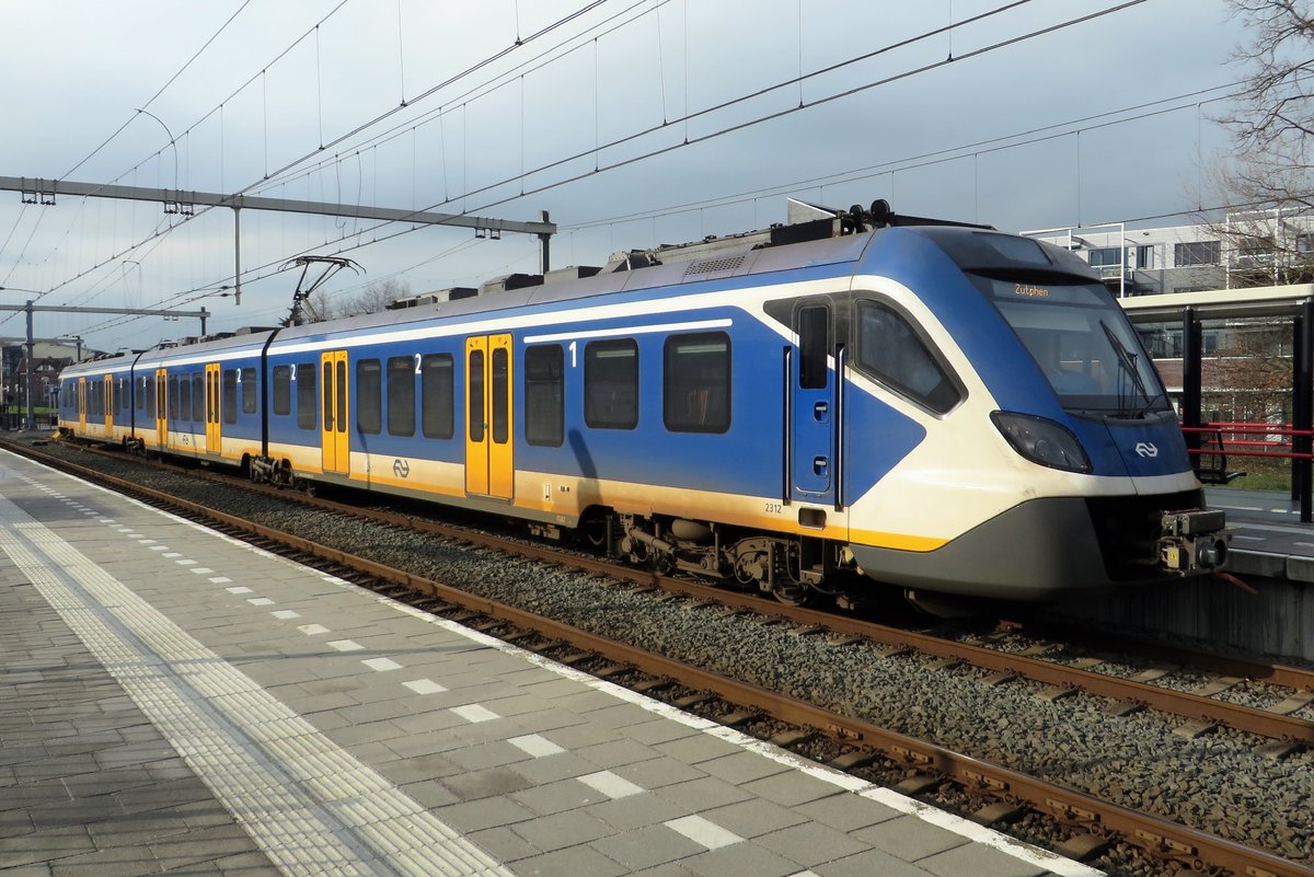 NS 2312 steht am 5 Februar 2021 in Wijchen.