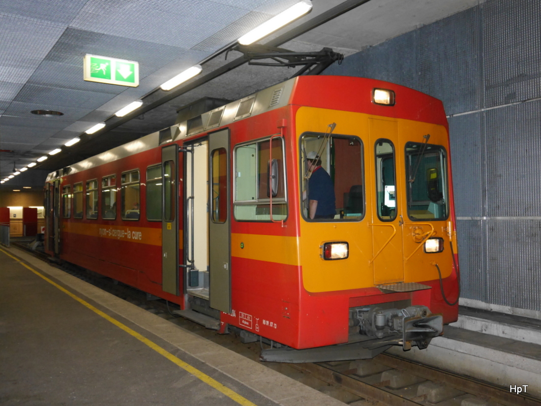NStCM - Triebwagen Be 4/4 204 in Nyon am 06.05.2015