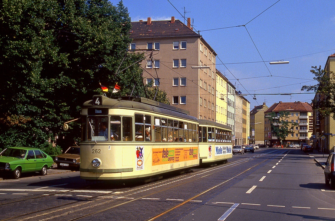 Nürnberg 262, Landgrabenstraße, 31.08.1987.
