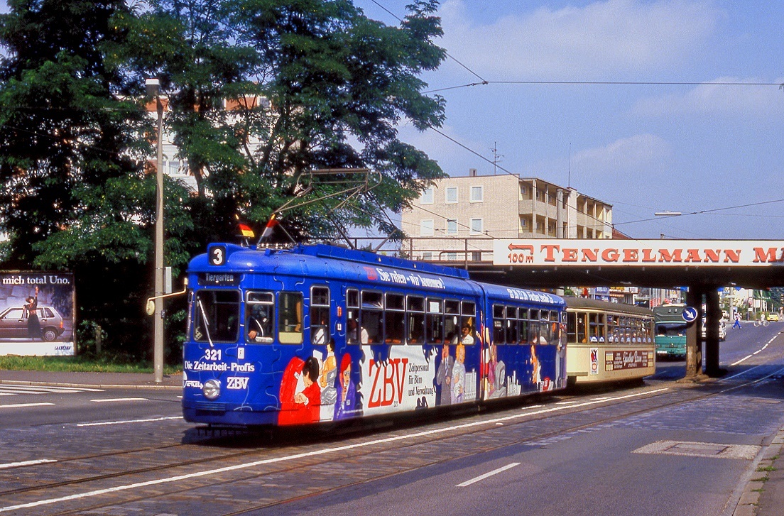 Nürnberg 321, Äussere Bayreuther Straße, 31.08.1987.
