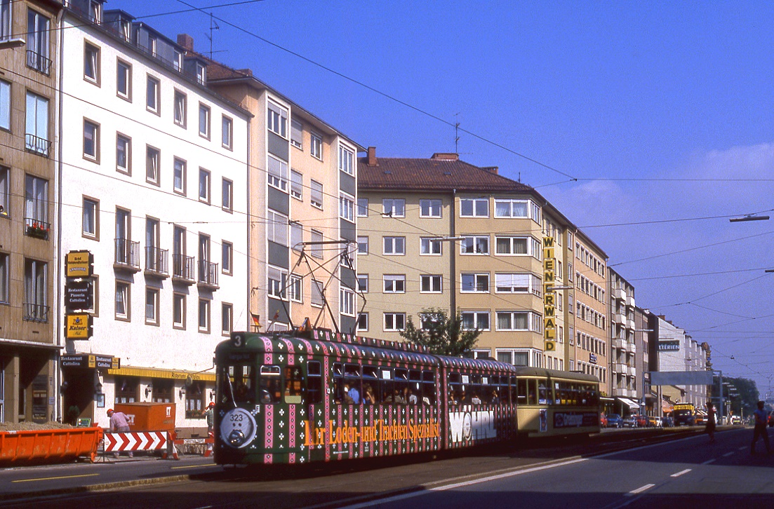 Nürnberg 323, Bayreuther Straße, 31.08.1987.