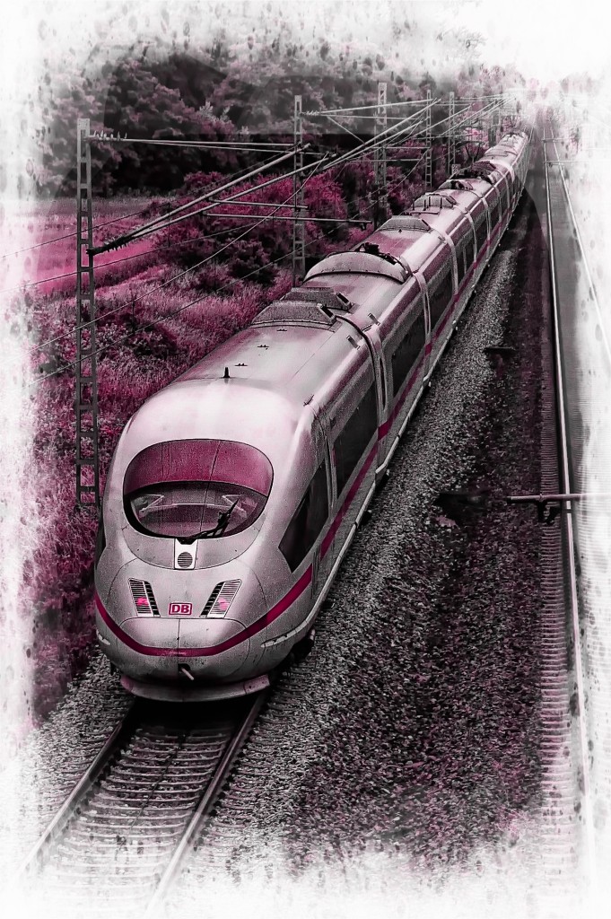 Nur ein ICE - Gernsheim / Groß Gerau - 10.06.2015