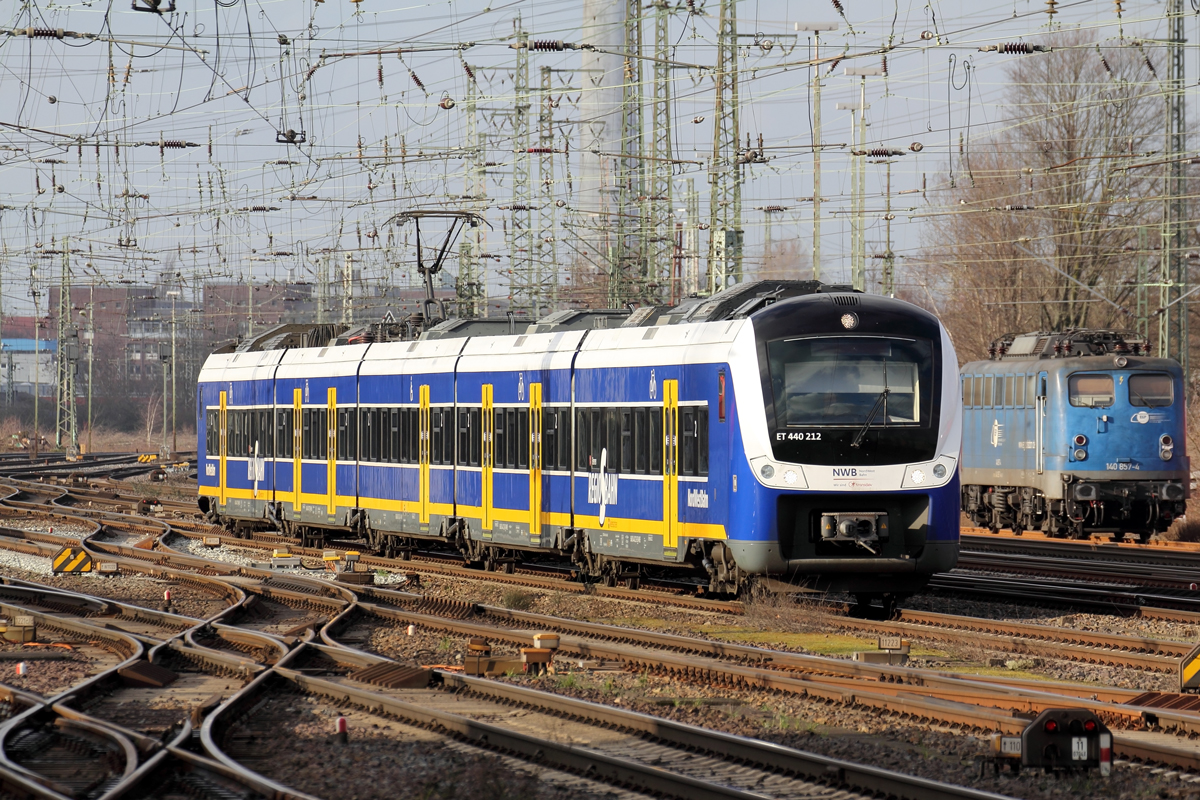 NWB ET440 212 in Bremen 22.1.2021