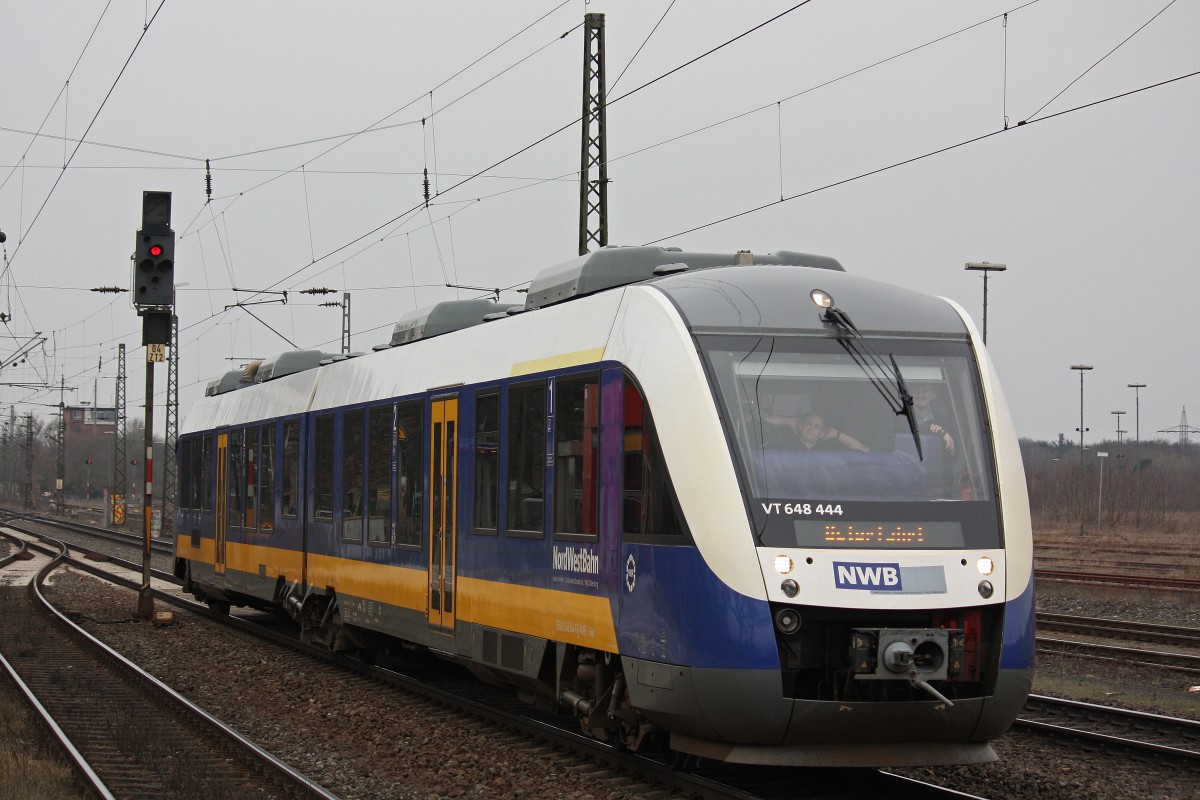 NWB VT648 444 am 23.3.13 auf  Osterfahrt  in Duisburg-Bissingheim.
Gru� an die Tf!