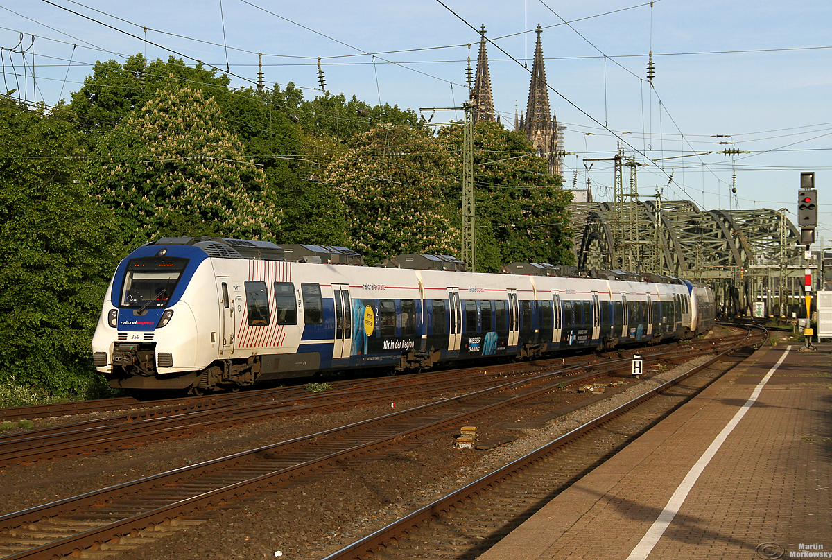 NX 359 in Köln Messe/Deutz am 13.05.2019