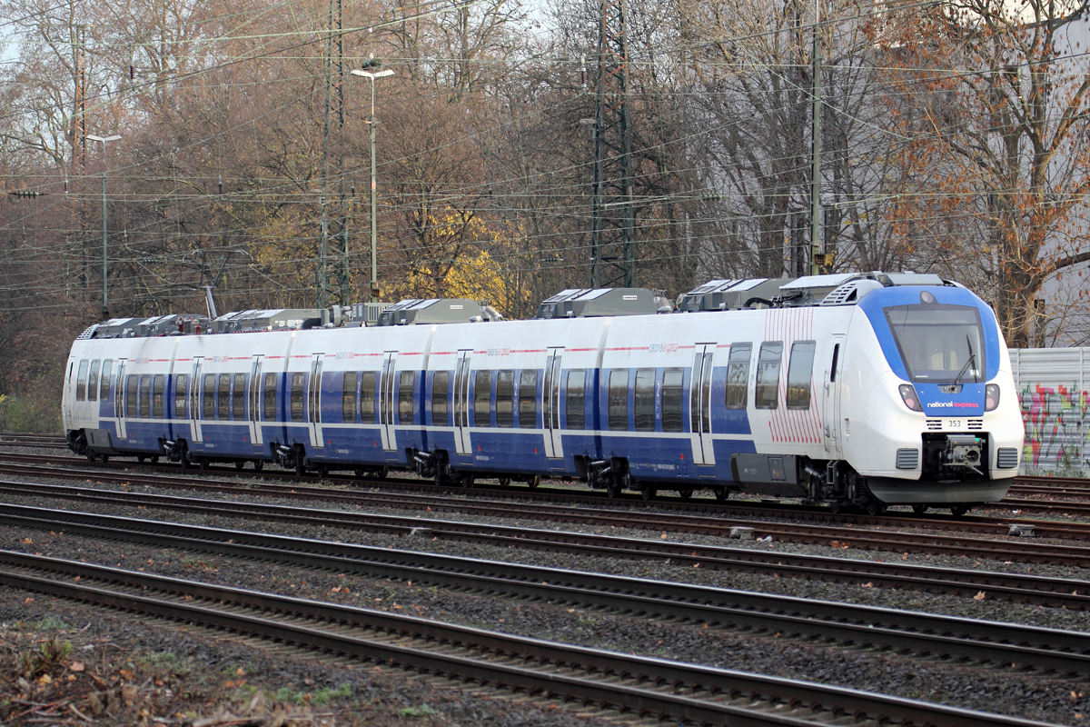 NXG 353 in Köln-West 5.12.2015