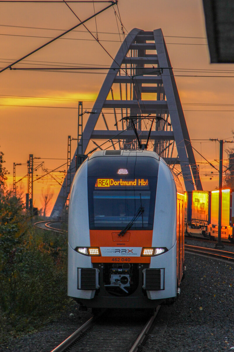 NXG 462 040 auf der Fahrt von Geilenkirchen nach Dortmund, 12. November 2021, Düsseldorf Hamm S