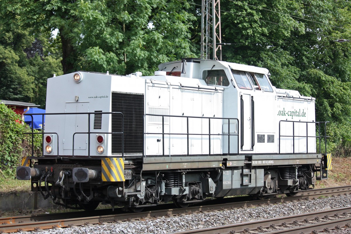 Oak-Capital 203 007 am 1.7.13 als Tfzf in Ratingen-Lintorf.