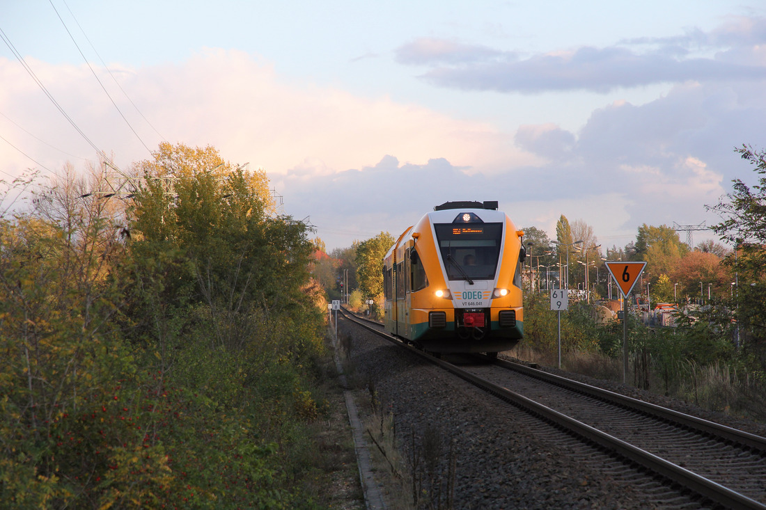 ODEG VT 646 041 // Brandenburg an der Havel // 28. Oktober 2019
