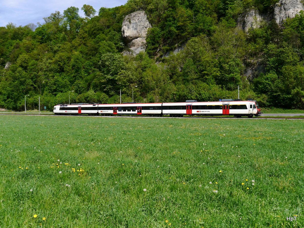 OeBB / SBB - Regio nach Oensingen unterwegs bei Klus am 28.04.2018