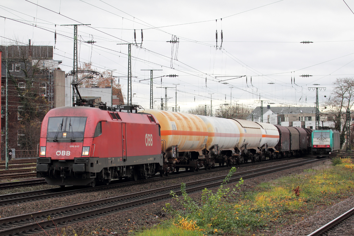 ÖBB 1016 047 in Köln-West 7.12.2018