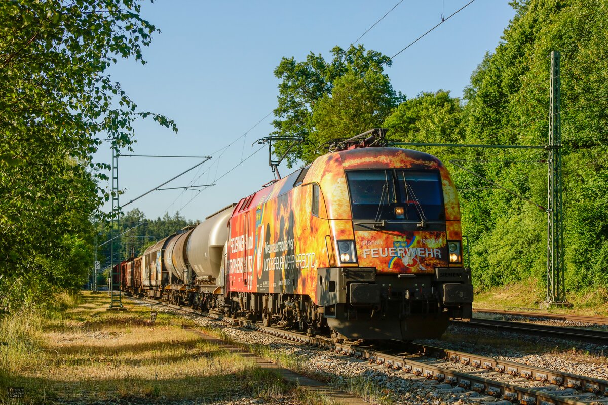 �BB 1016 048  Feuerwehr  in A�ling, Juni 2023.