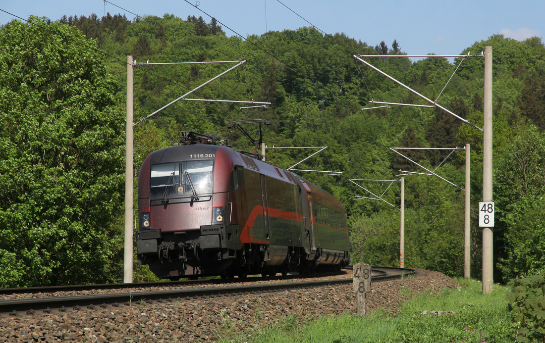 ÖBB 1116 201 // Vachendorf // 12. Mai 2022
