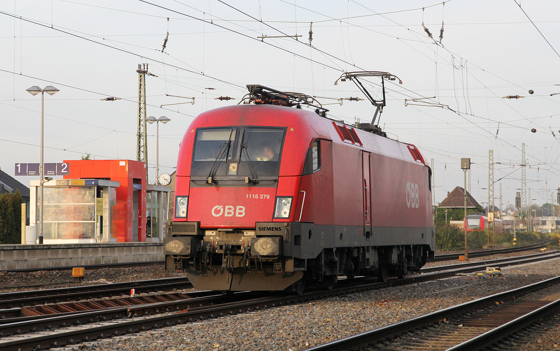 ÖBB 1116 279 // Krefeld-Linn // 22. November 2019