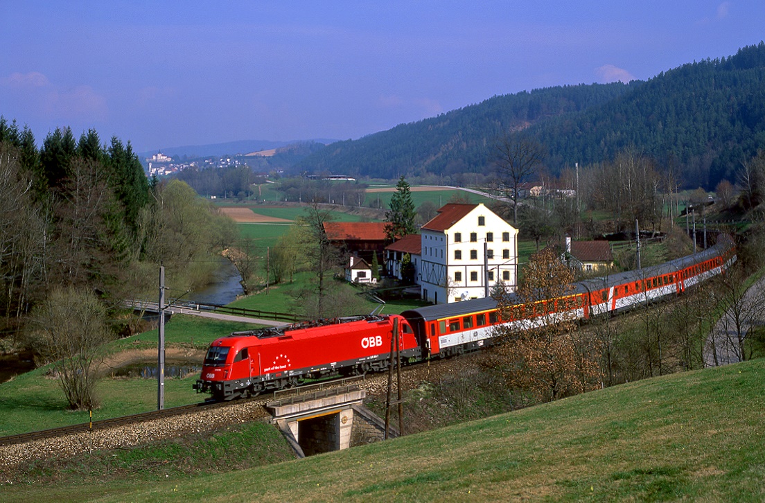 ÖBB 1216 233, Kefermarkt, EC101, 13.04.2008.