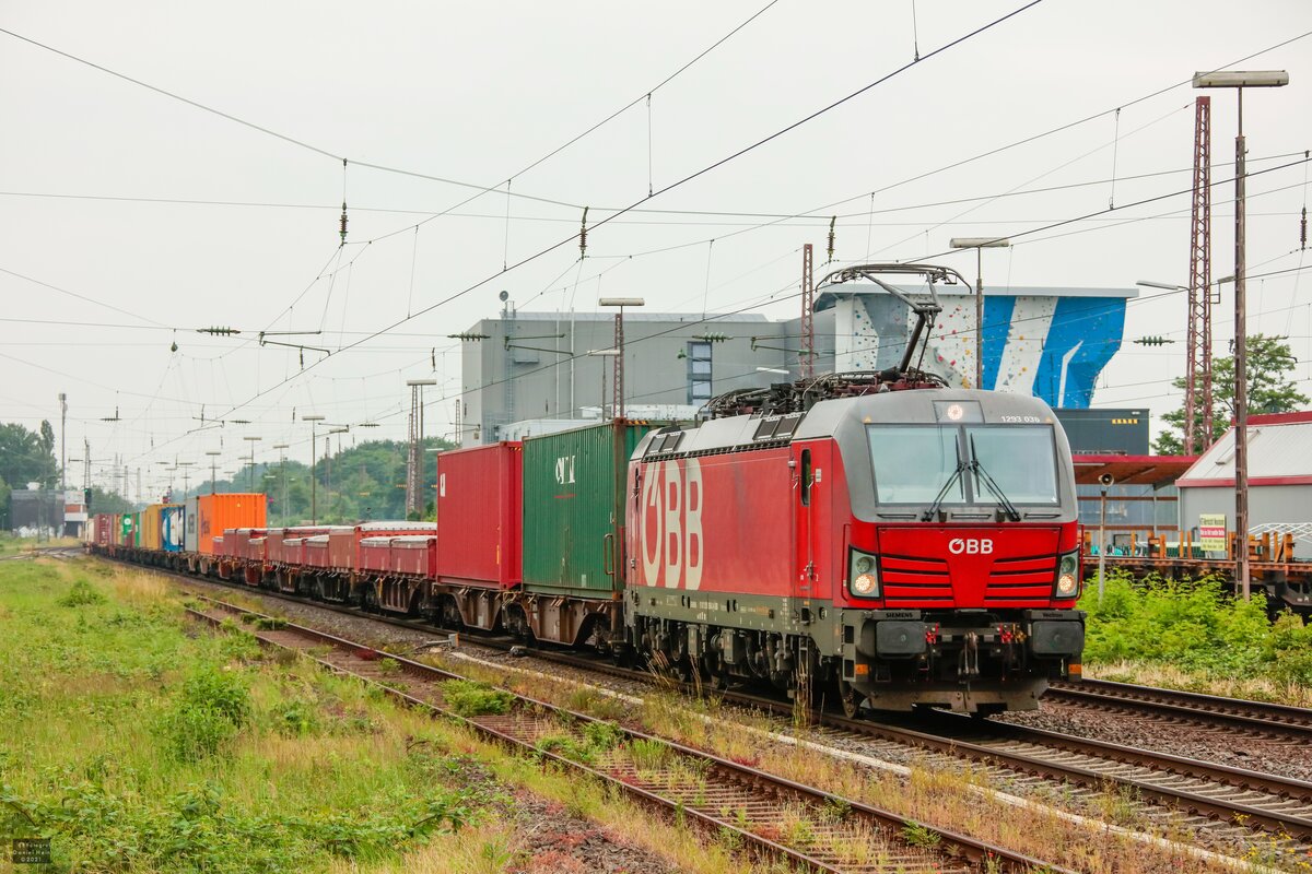 ÖBB 1293 036 in Hilden, Juni 2021.