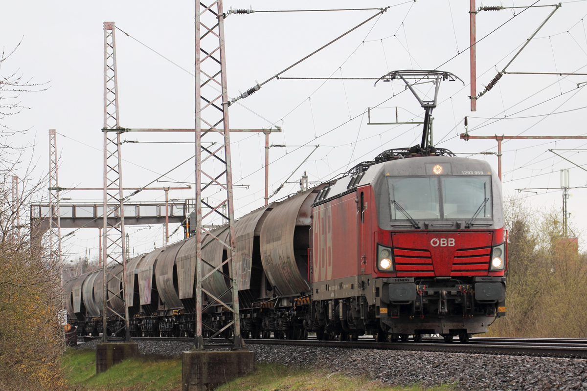 ÖBB 1293 058 in Dedensen-Gümmer 5.4.2022