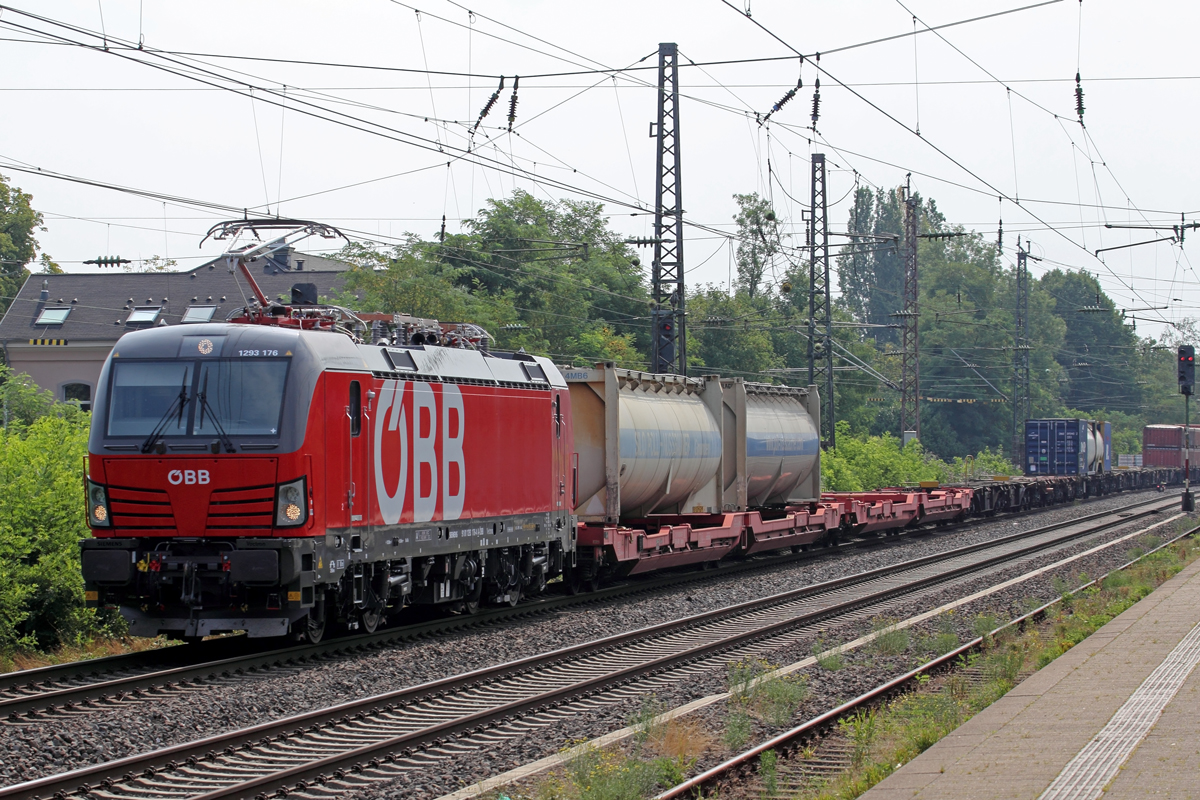 ÖBB 1293 176 in Hilden 11.8.2020