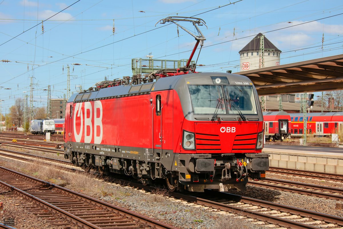 ÖBB 1293 200 in Bremen Hbf, April 2021.