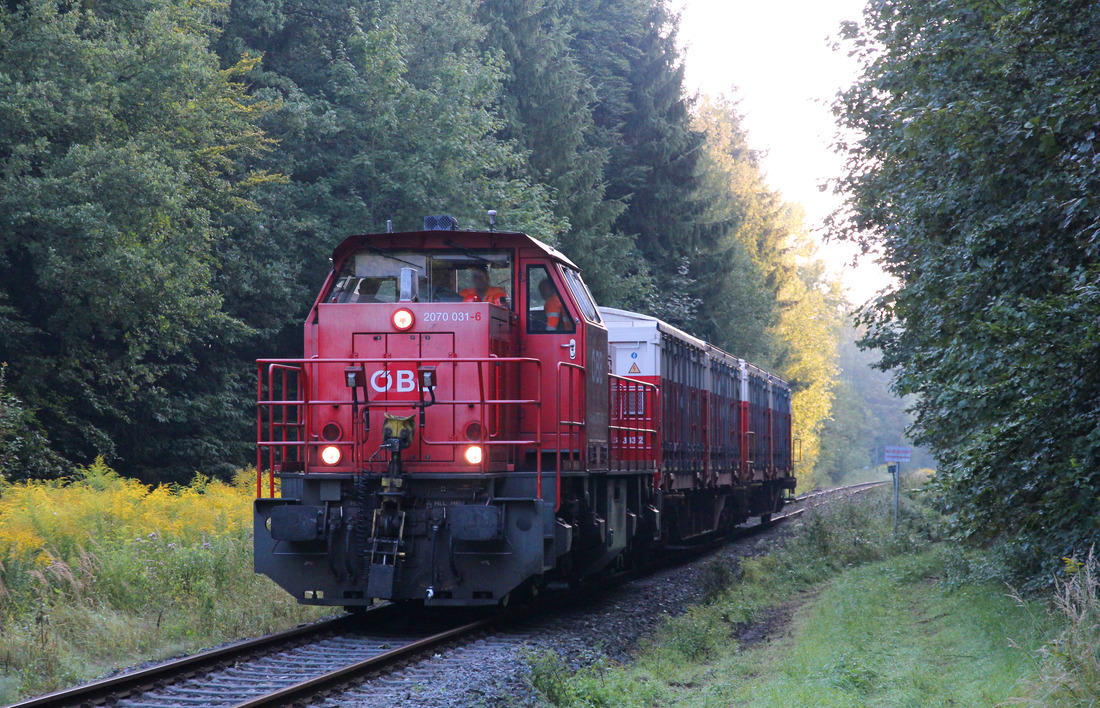ÖBB 2070 031 // Braunau (unweit der AMAG) // 23. August 2017