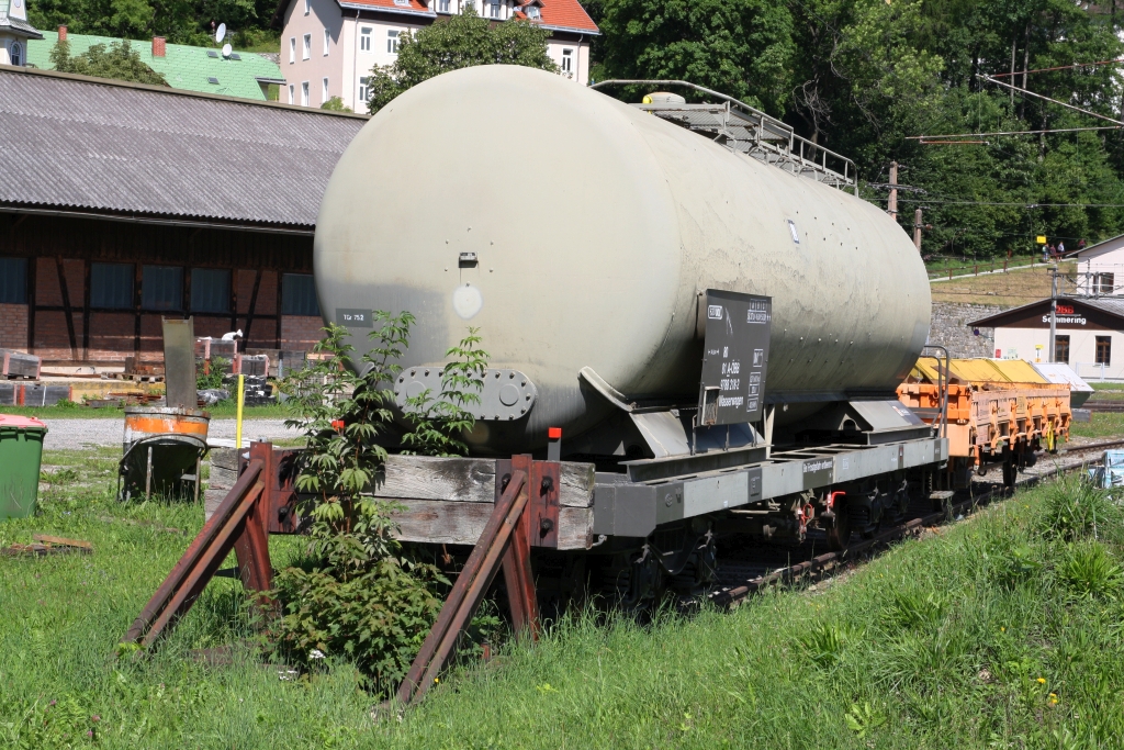 ÖBB 80 81 9788 218-2 Wasserwagen am 15.August 2019 im Bahnhof Semmering.