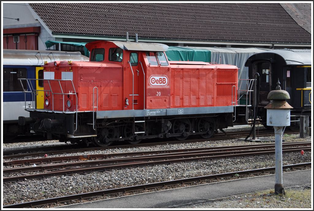 OeBB Diesellok Nr. 20 in Balsthal, (15.04.2015)