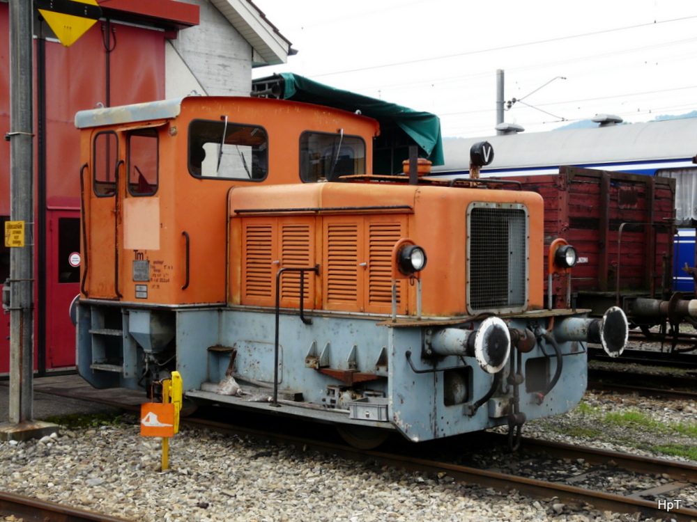 OeBB - Rangierlok Tm 2/2  1 in Balsthal am 10.08.2014