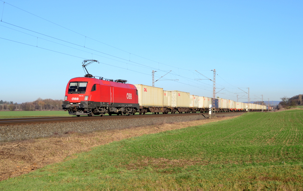 ÖBB/RCC 1116 171 und DGS 98415 Dradenau - Wolfurt am 29.12.2016 bei Nörten-Hardenberg