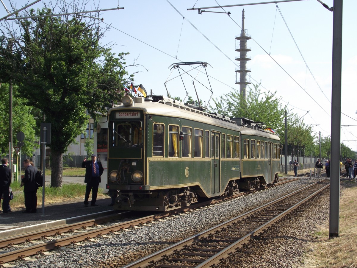 OEG Salonwagen am 15.05.11 in Viernheim 