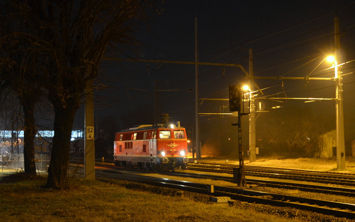 Österreich: ÖBB 2143.56 VLB - Verein Neue Landesbahn in Laa an der Thaya 18.02.2019