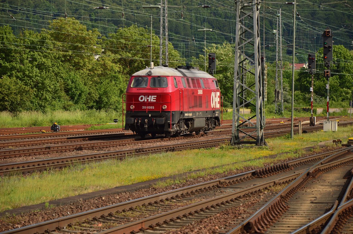 OHE 200085 in Neckarelz. 27.5.2016
