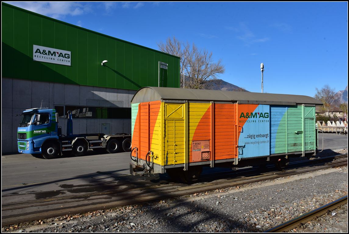 P10067 ein Privatwagen von A&M Recycling Untervaz-Trimmis. (22.11.2018)