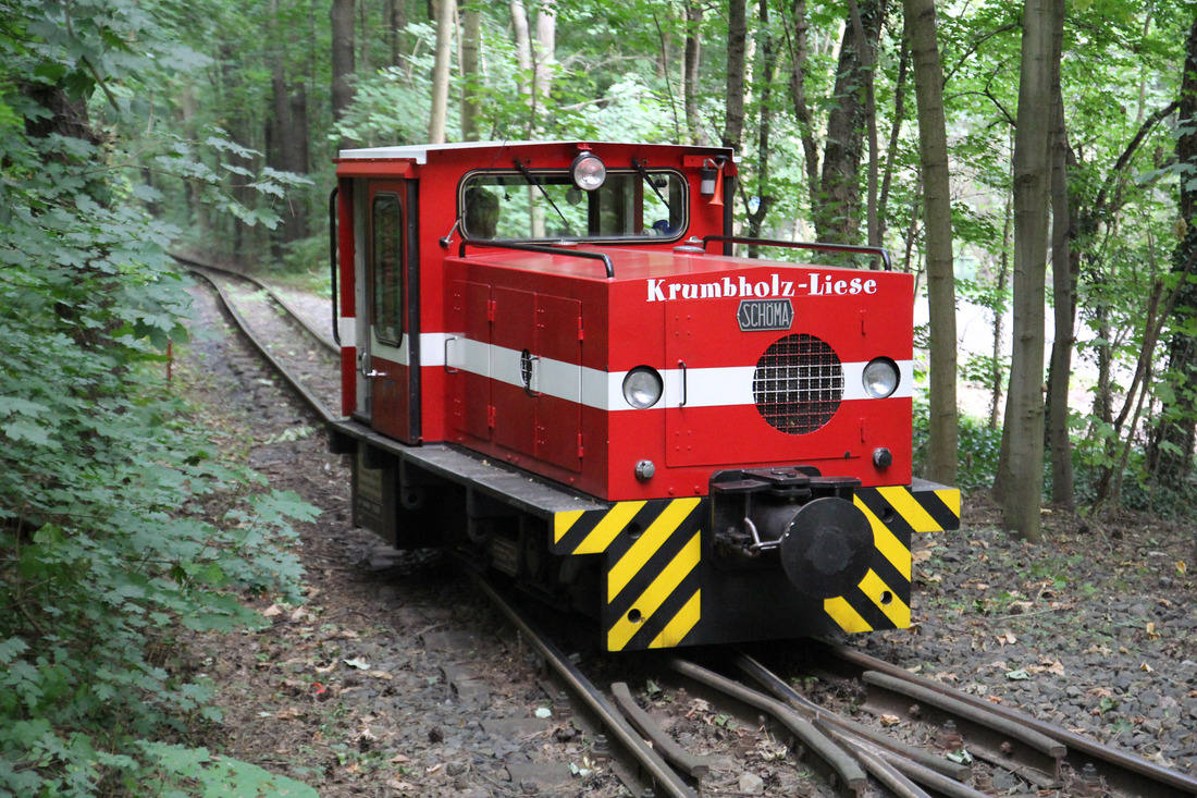 Parkeisenbahn Krumbholz; Lok  Krumbholz-Liese  // Bernburg // 30. August 2013
