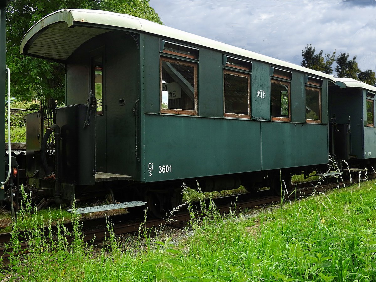 Personenwagen Ci-s 3601, ist im Bhf. Pöckstein-Zwischenwässern abgestellt; 170903