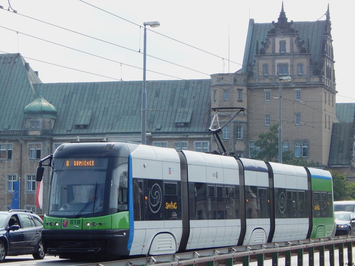 Pesa Swing Tw Nr.818 in Stettin am 26.07.2016