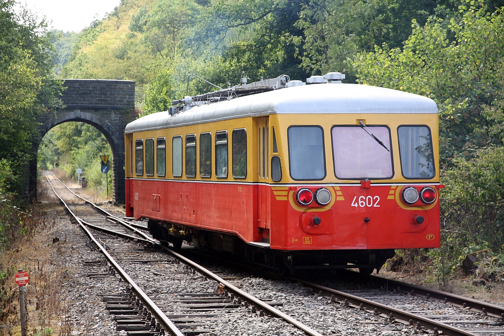 PFT 4602 (93 88 6010 305-1) f�hrt am 24.Juli 2026 aus dem Gare de Dorinne-Durnal.