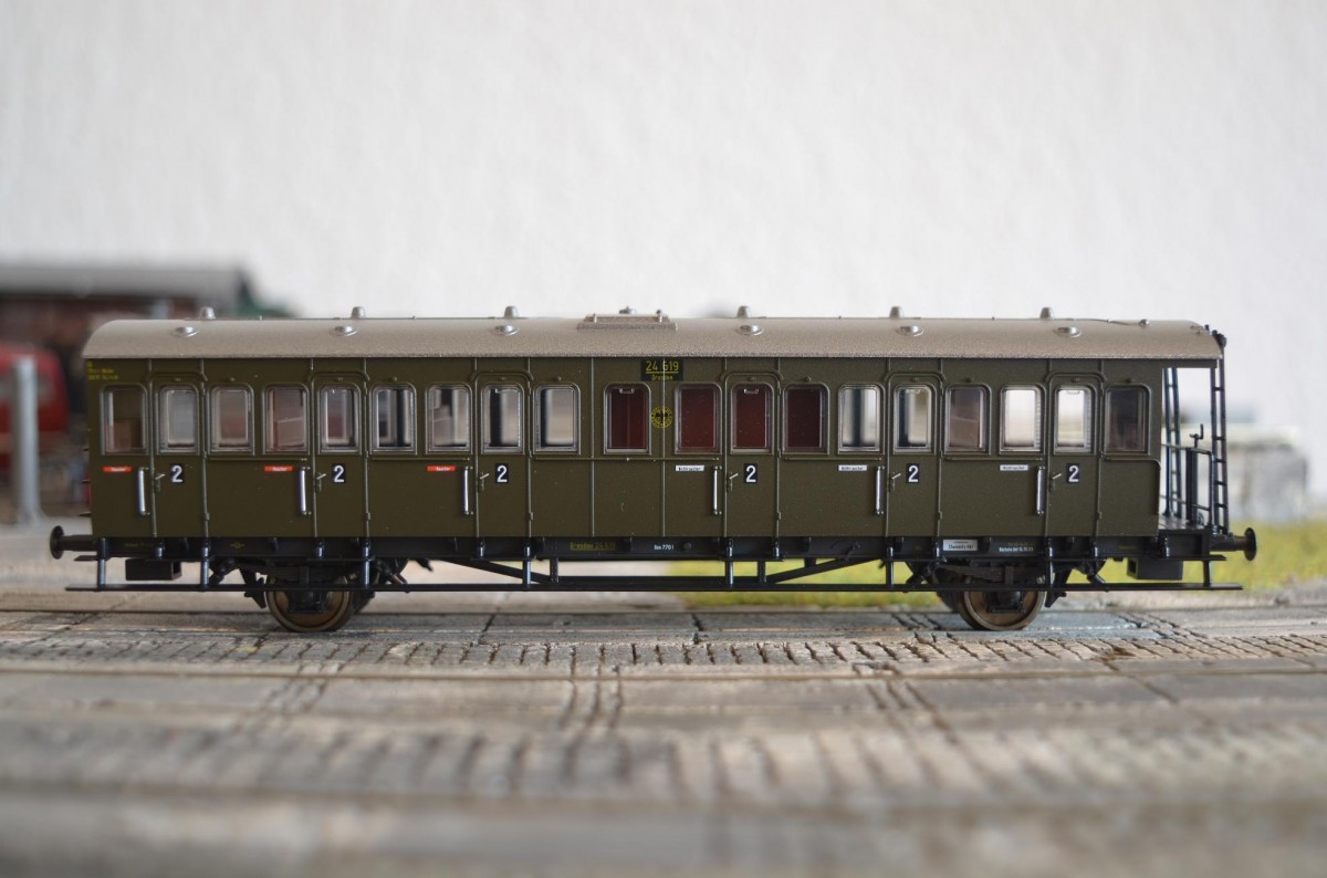 Piko 53140 Abteilwagen DRG 24619 BSa13 2. Klasse Ep: II Beheimatung Chemnitz 6/2015
