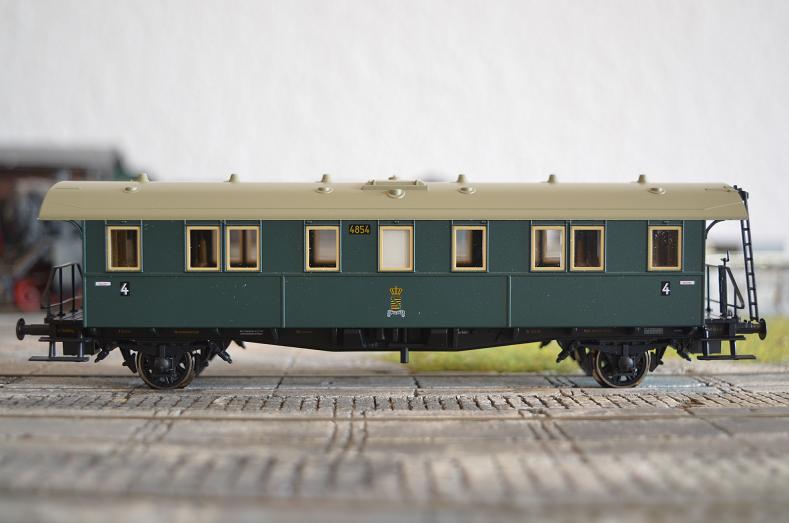 Piko 53155 Personenwagen K.Sächs.Sts.E.B. 4854 DiSa09 4. Klasse ? Ep: I 6/2015