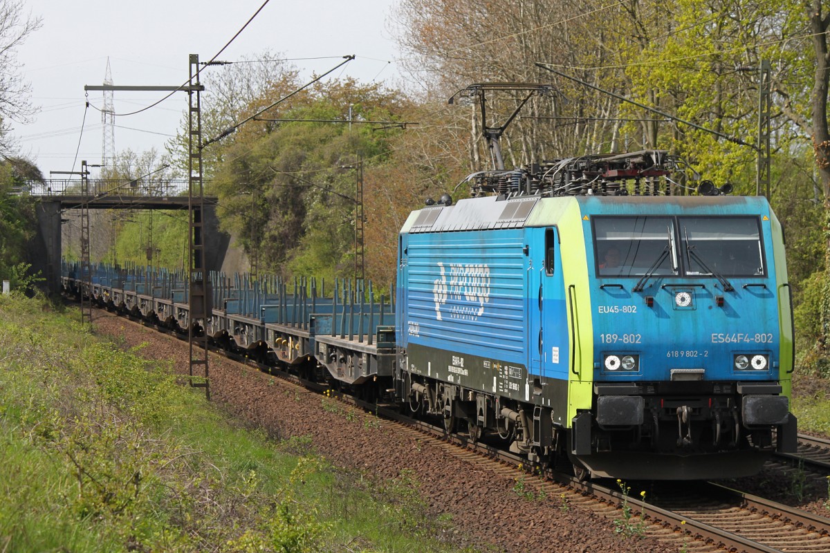 PKP 189 802 fuhr am 17.4.14 durch Ahlten.