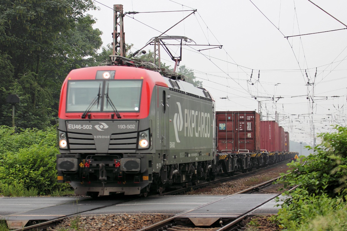 PKP 193-502 durchfährt Gelsenkirchen-Bismarck 1.6.2016
