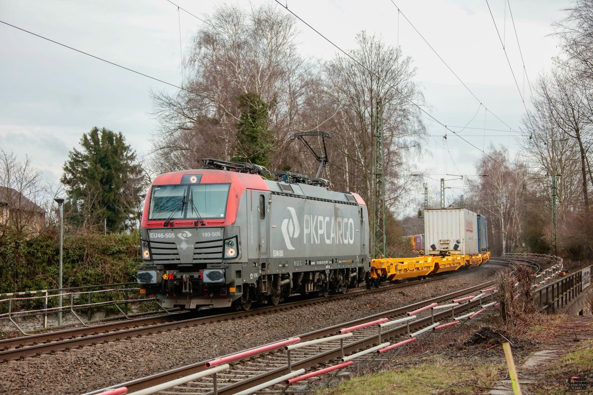 PKP 193-505 in Gelsenkirchen Buer Nord, Januar 2021.
