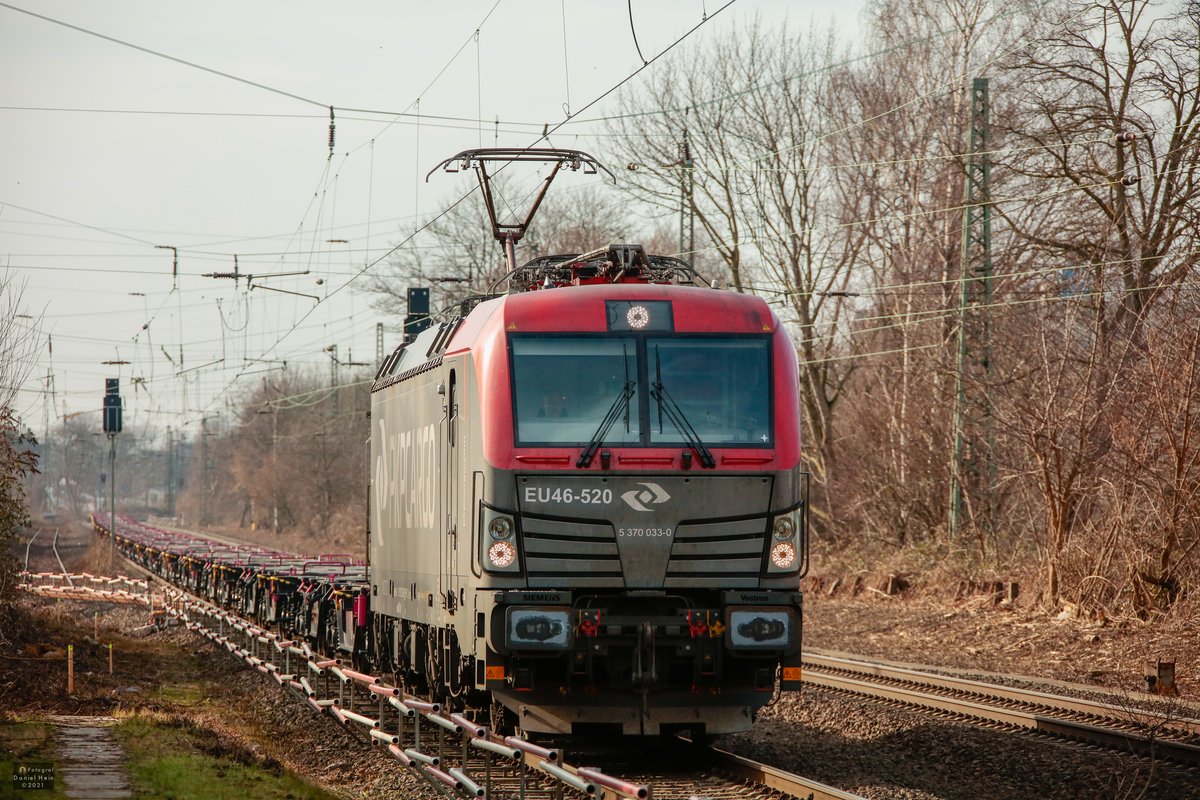 PKP 193-520 (370 033-0) in Gelsenkirchen Buer Nord, Februar 2021.