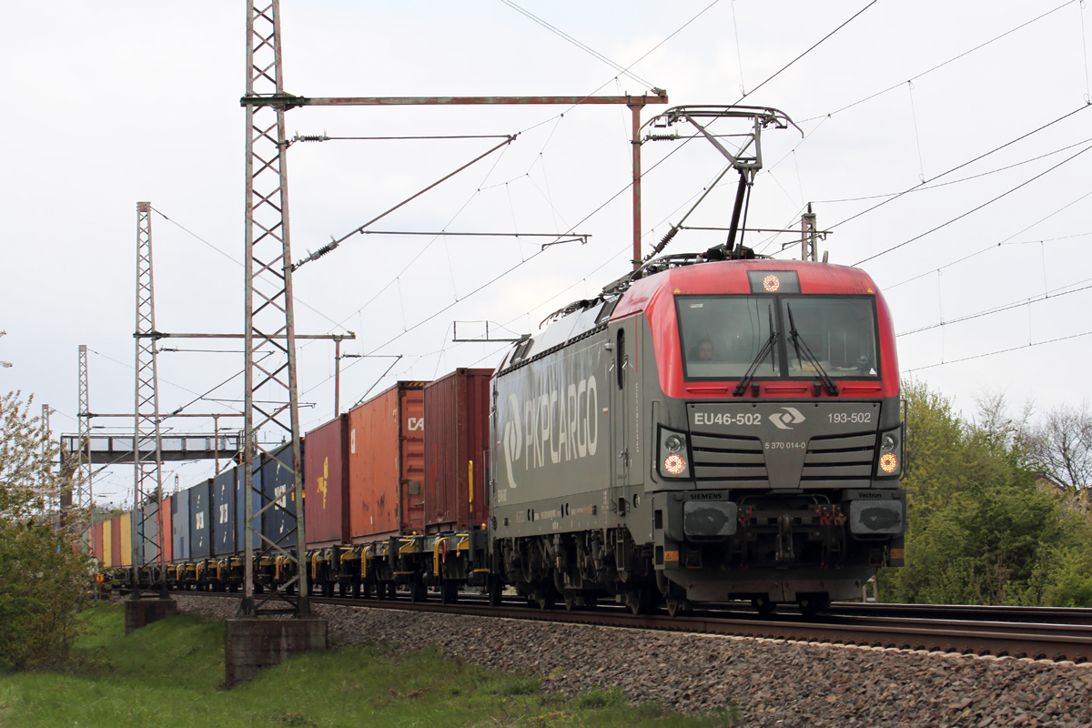 PKP Cargo 193-502 durchfährt Dedensen-Gümmer 19.4.2017